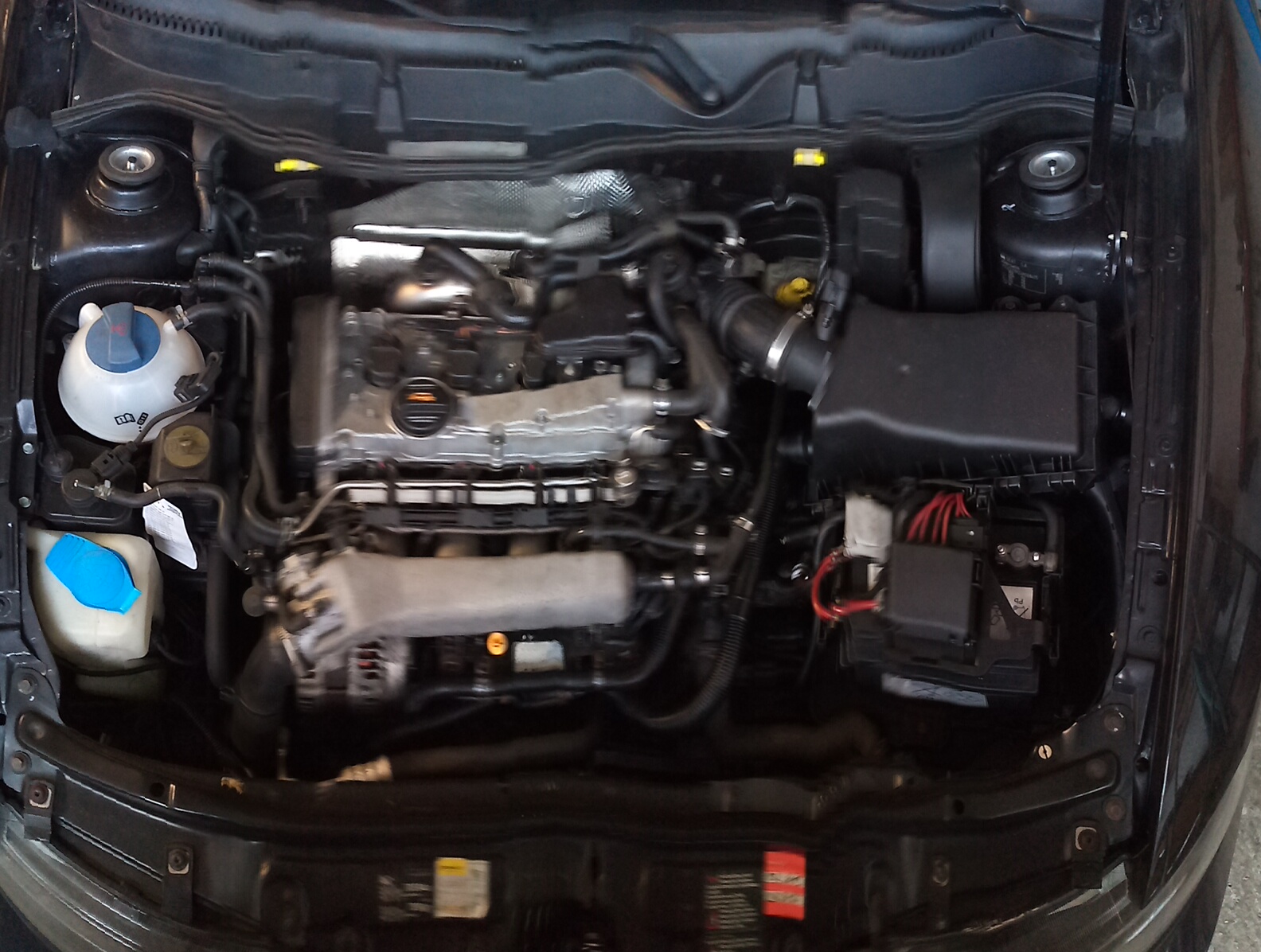 Motorenreinigung Trockeneis nachher