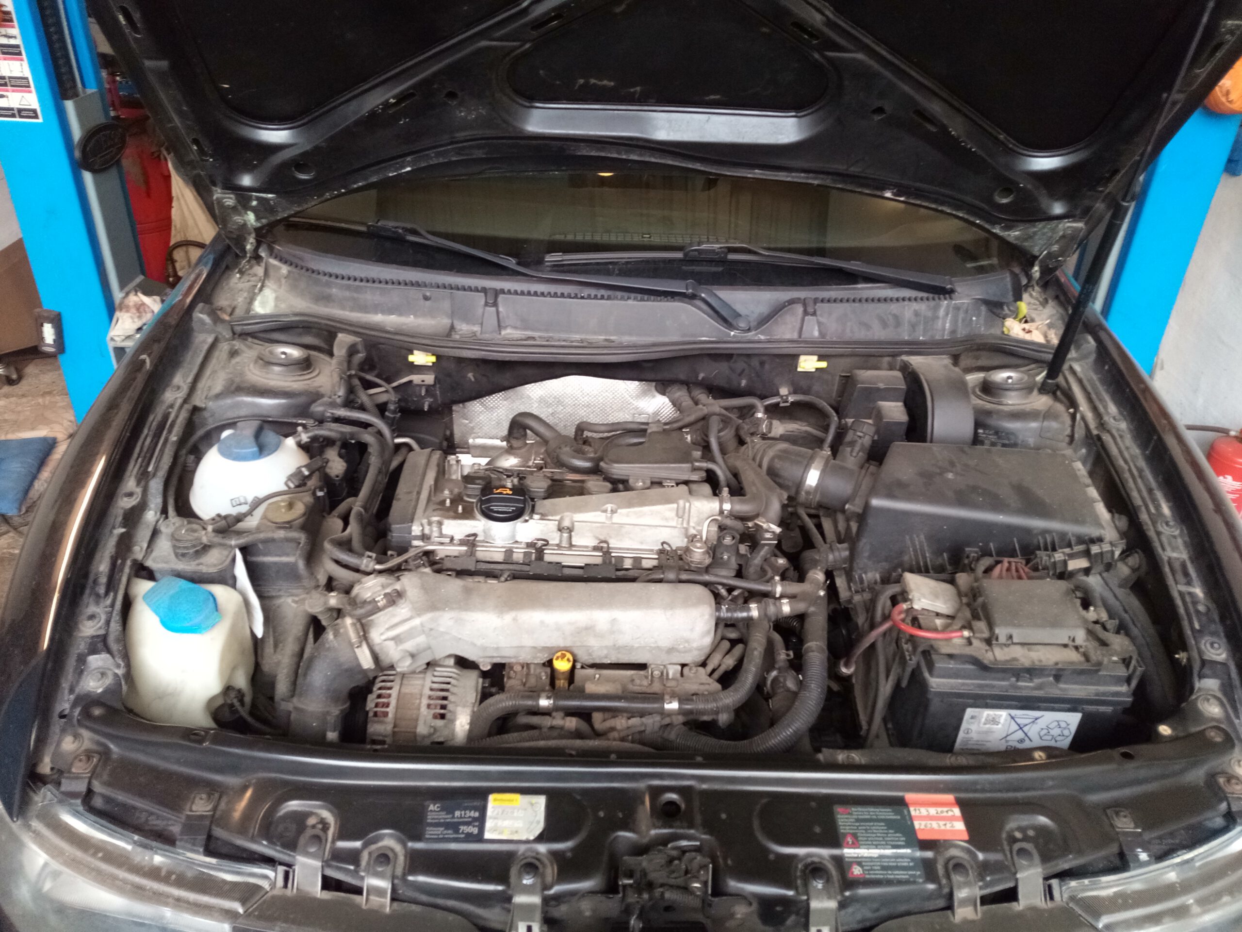 Motorenreinigung Trockeneis vorher